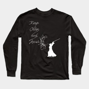 Keep Calm and Focus Long Sleeve T-Shirt